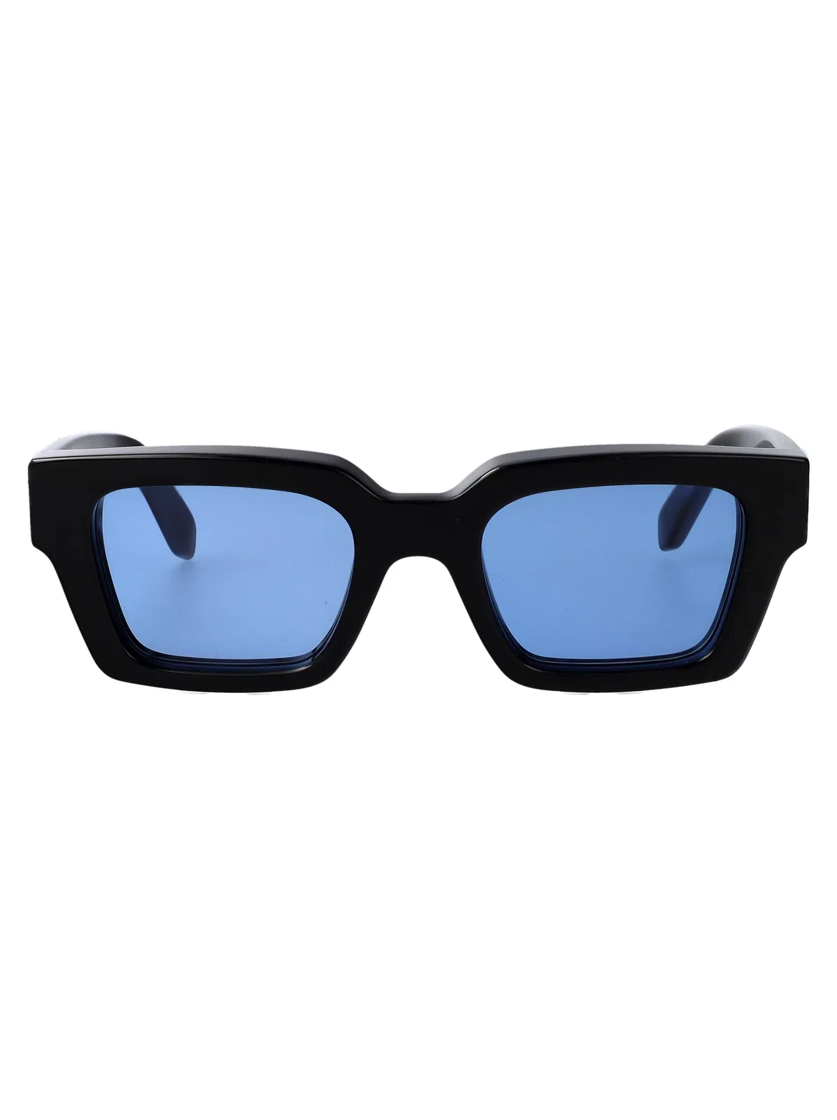 Off-White Shiny Black Acetate Sunglasses