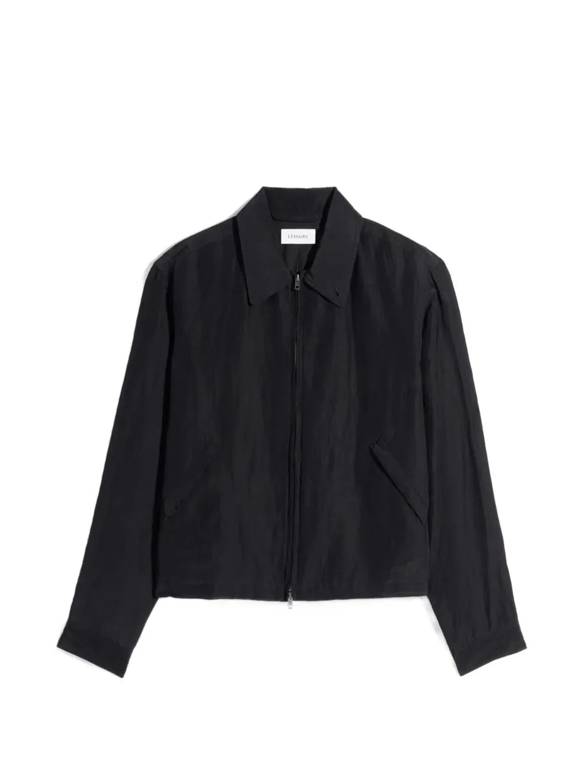 Lemaire Short Blouson In Viscose Linen Gabardine
