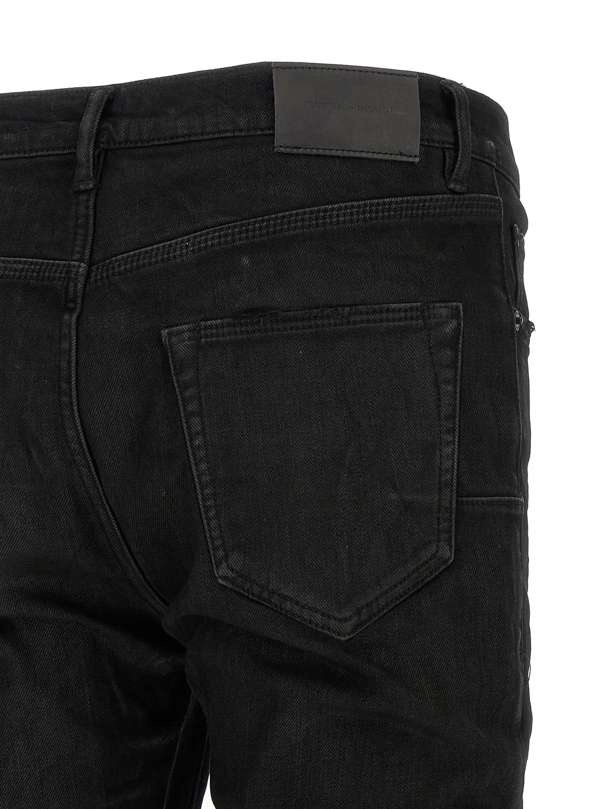 Purple 'P001 Black Resin 3/D' Jeans