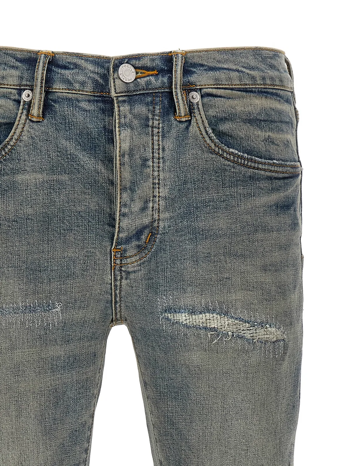 Purple 'P001 Light Blue Vintage' Jeans