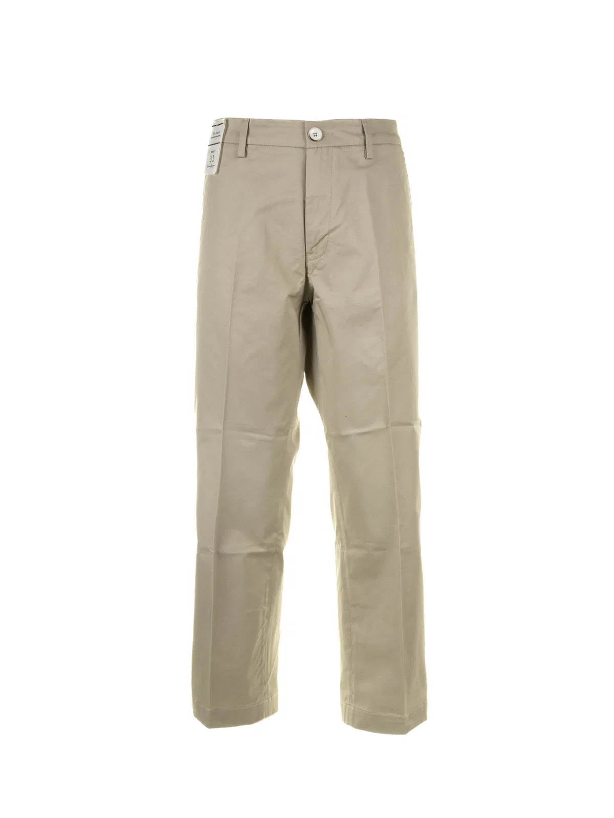 Rehash Re-Hash Beige High-Waisted Chino Trouser