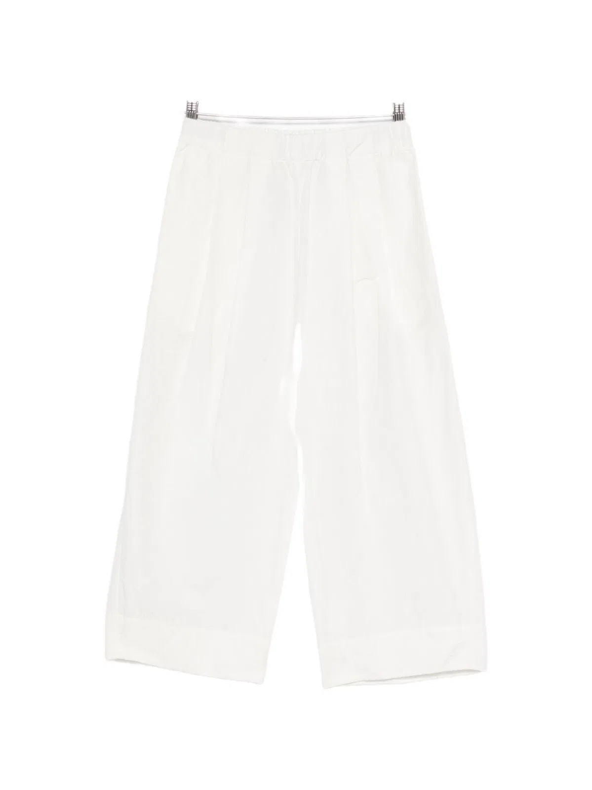 Apuntob Elasticated Waistband Wide-Leg