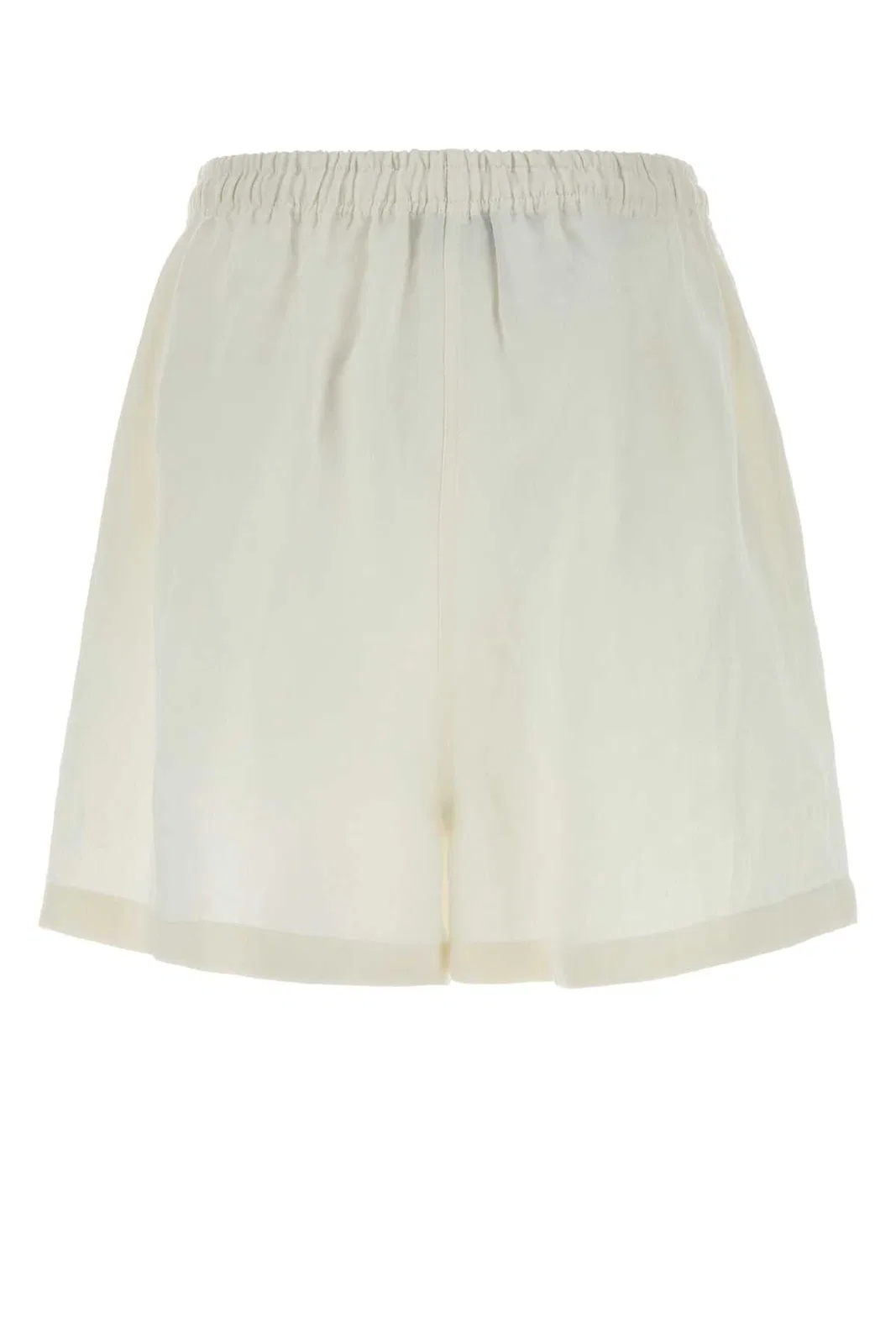 Prada White Linen Shorts