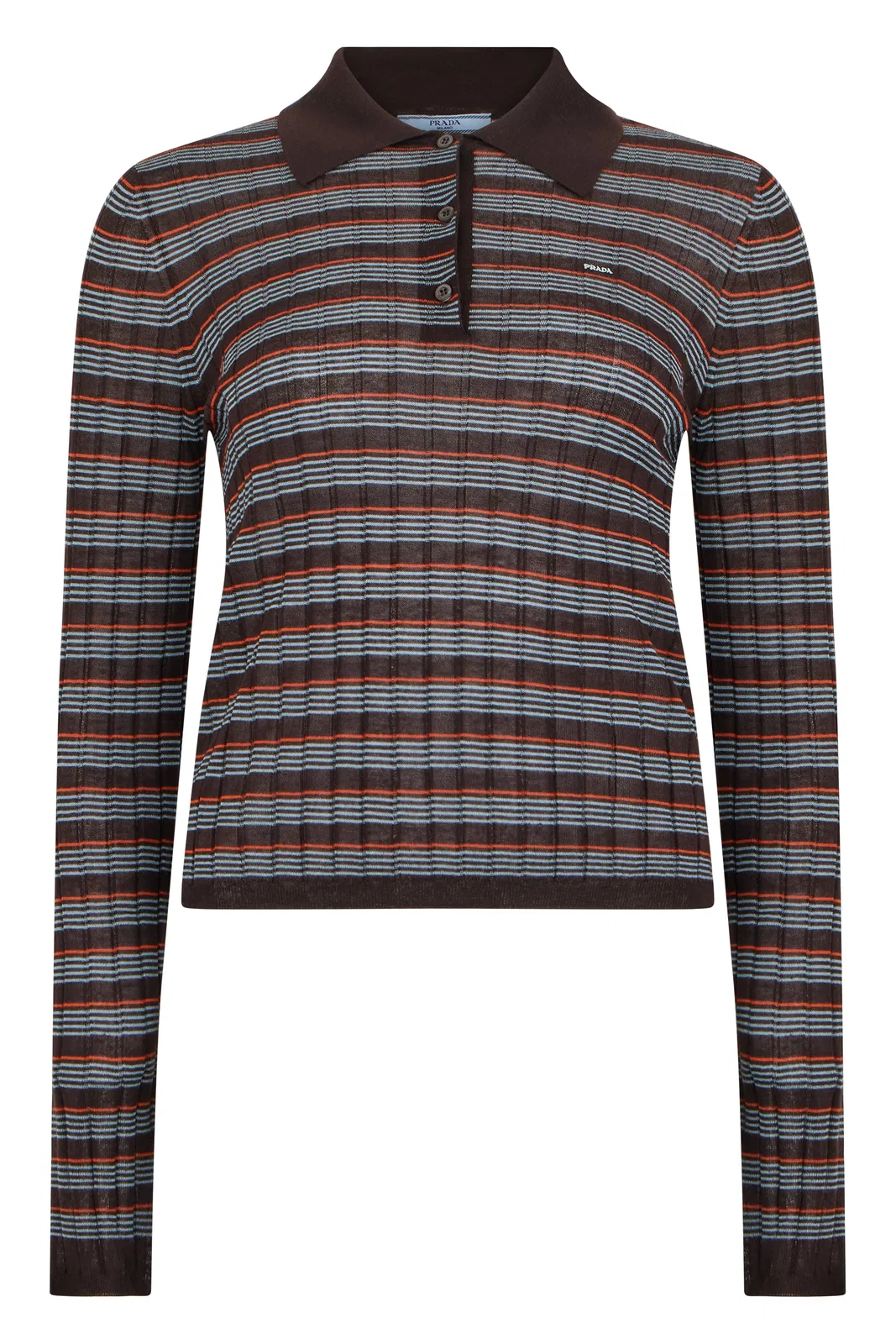 Prada Striped Polo