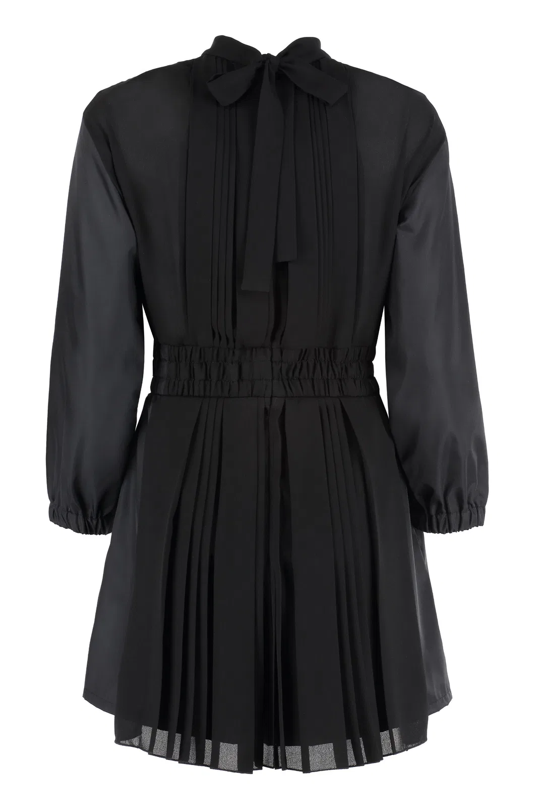 Prada Black Re-Nylon And Crepe Jumpsuit