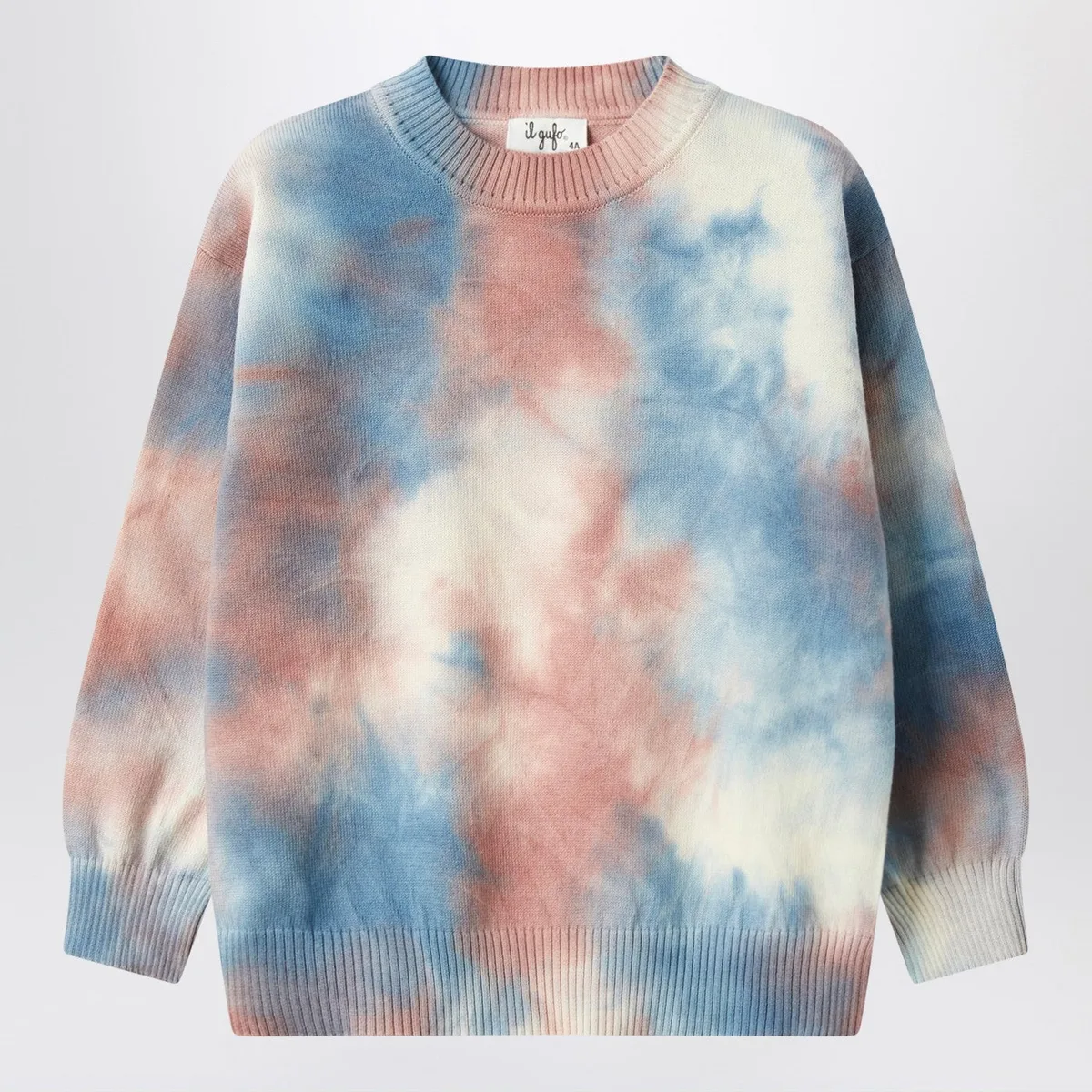 Il Gufo Sweater With Airbrush-Effect Tie-Dye Pri