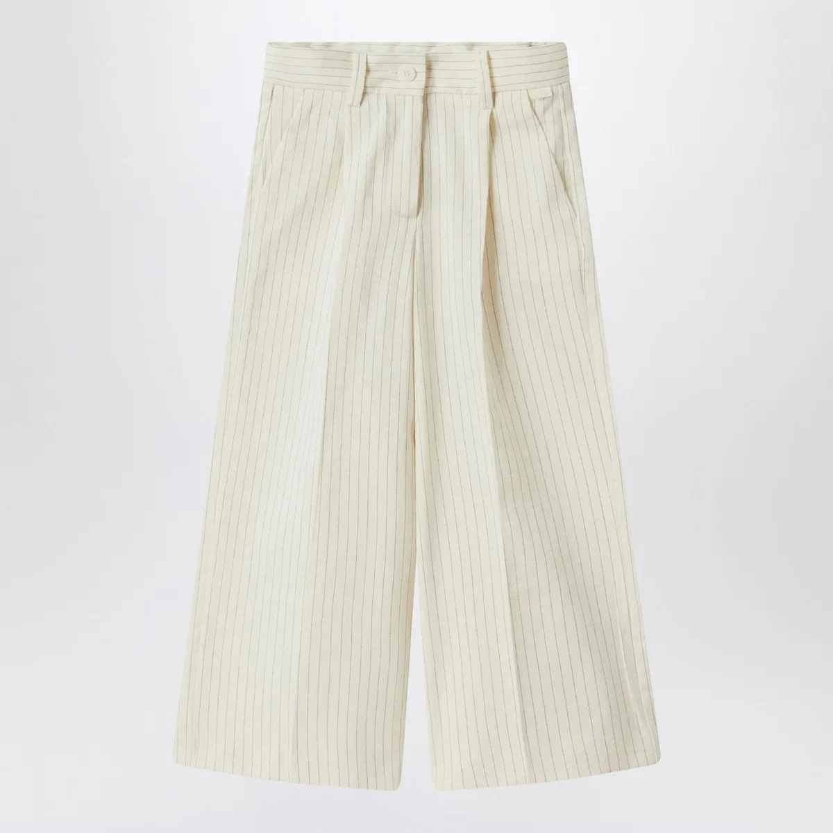Il Gufo Pinstriped Cotton Pants