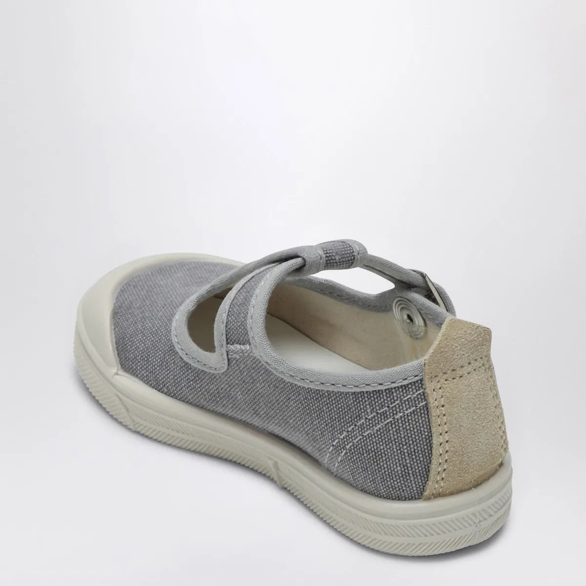 Il Gufo Gray Canvas Sandal