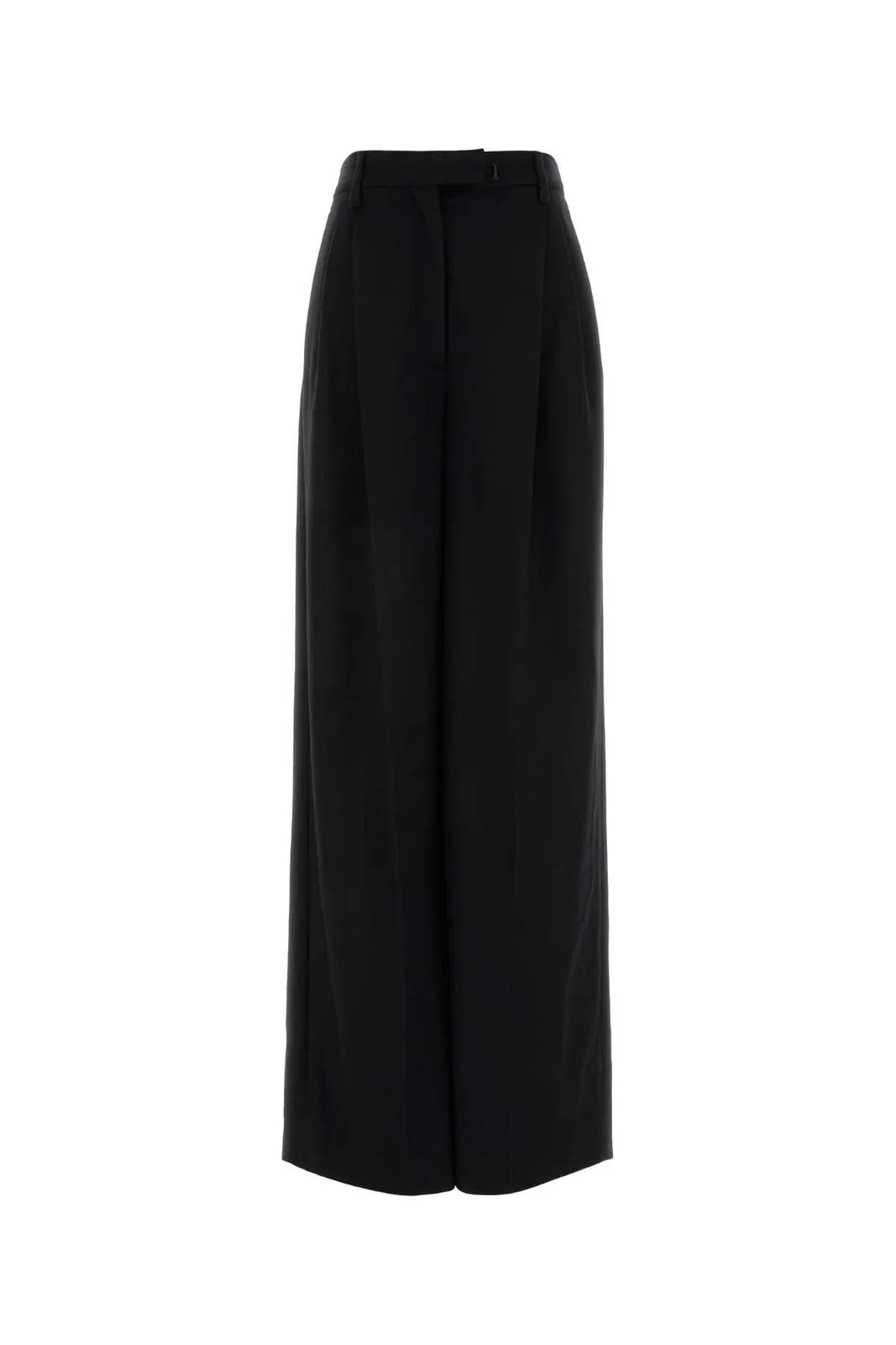 Prada Black Cashmere Wide-Leg Pant
