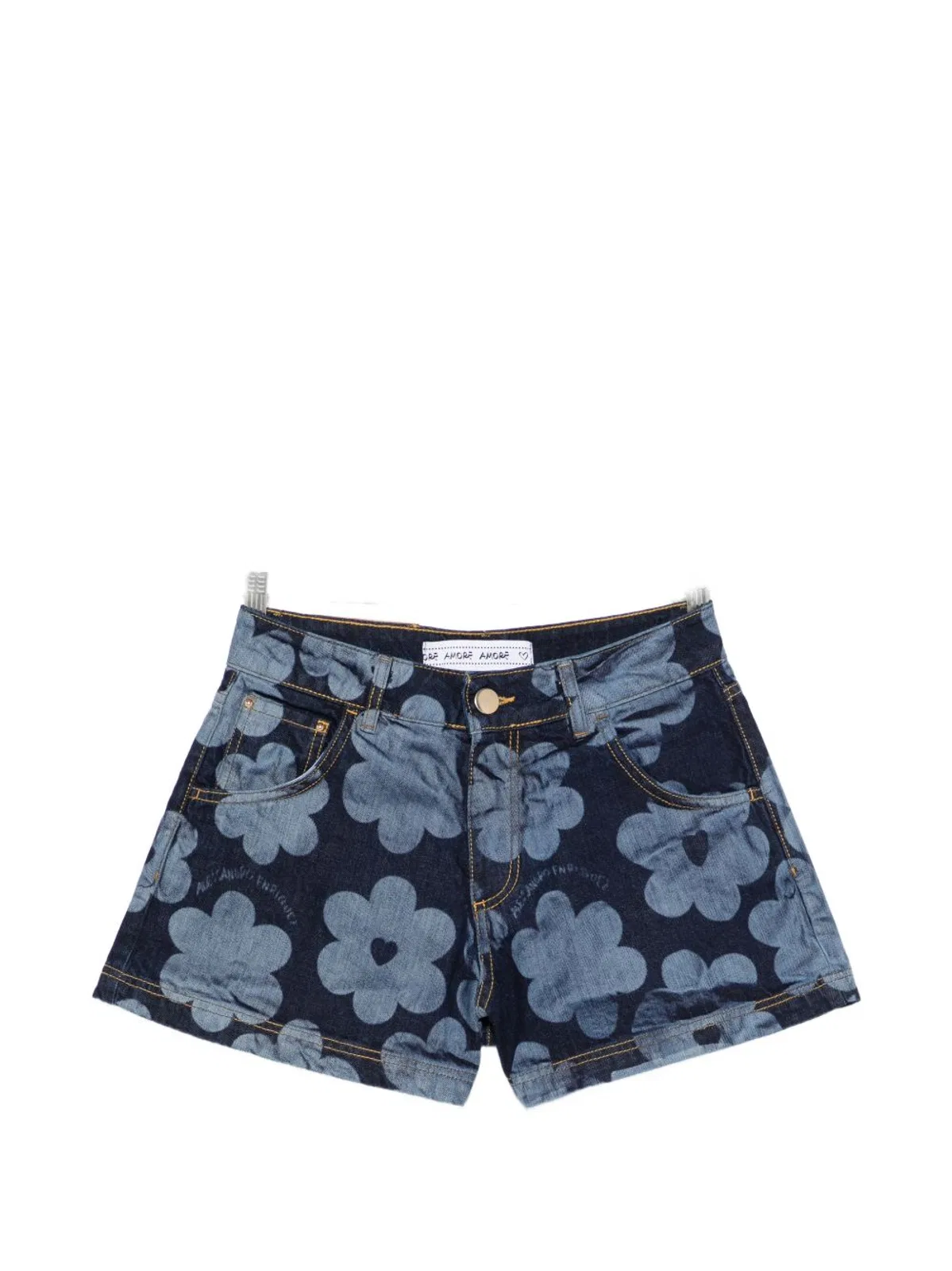 Alessandro Enriquez Denim Cotton Shorts