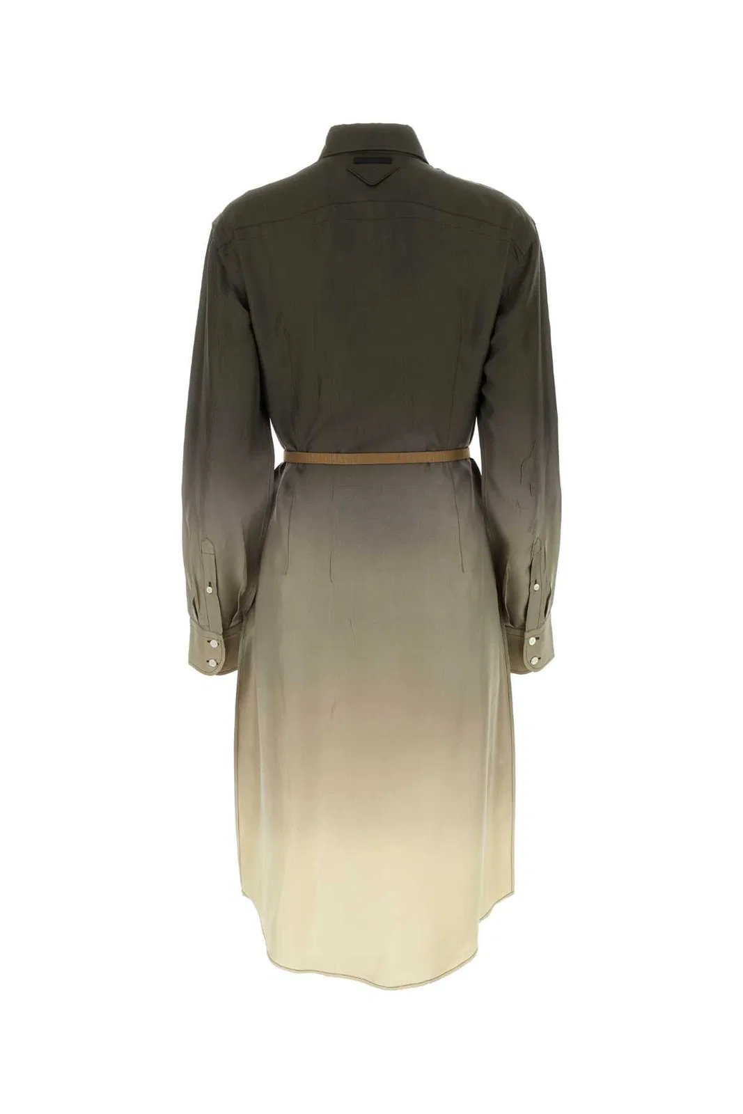 Prada Multicolor Twill Shirt Dress