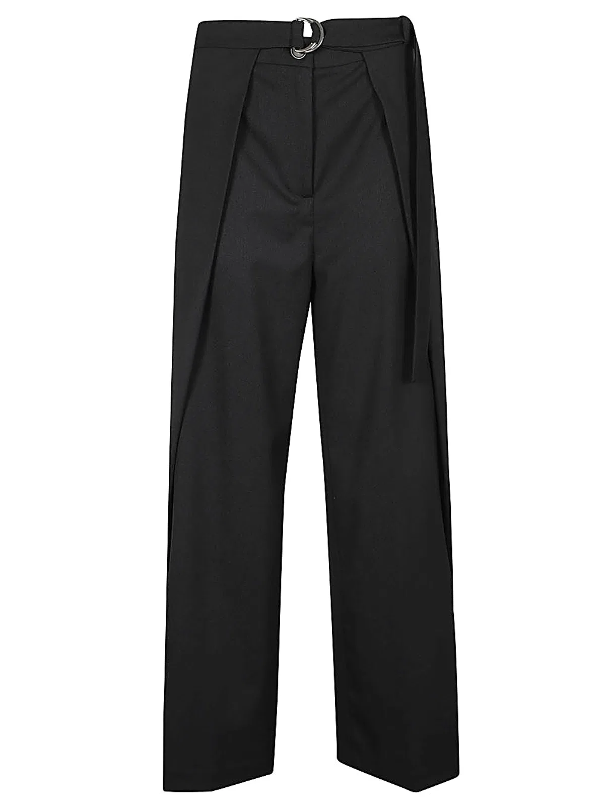 Erika cavallini Wool Twill Amelia Trousers