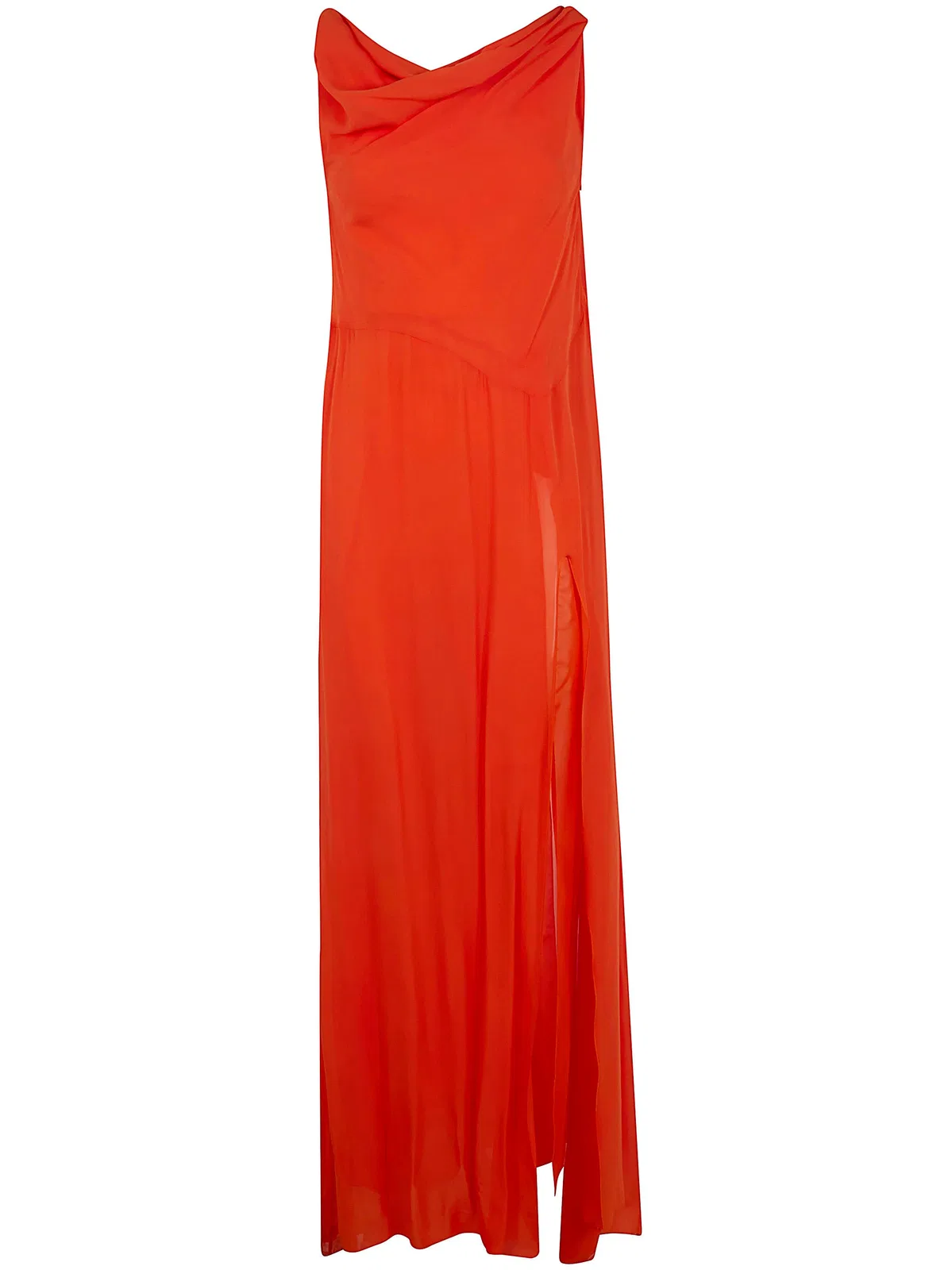 Blumarine Georgette Long Dress
