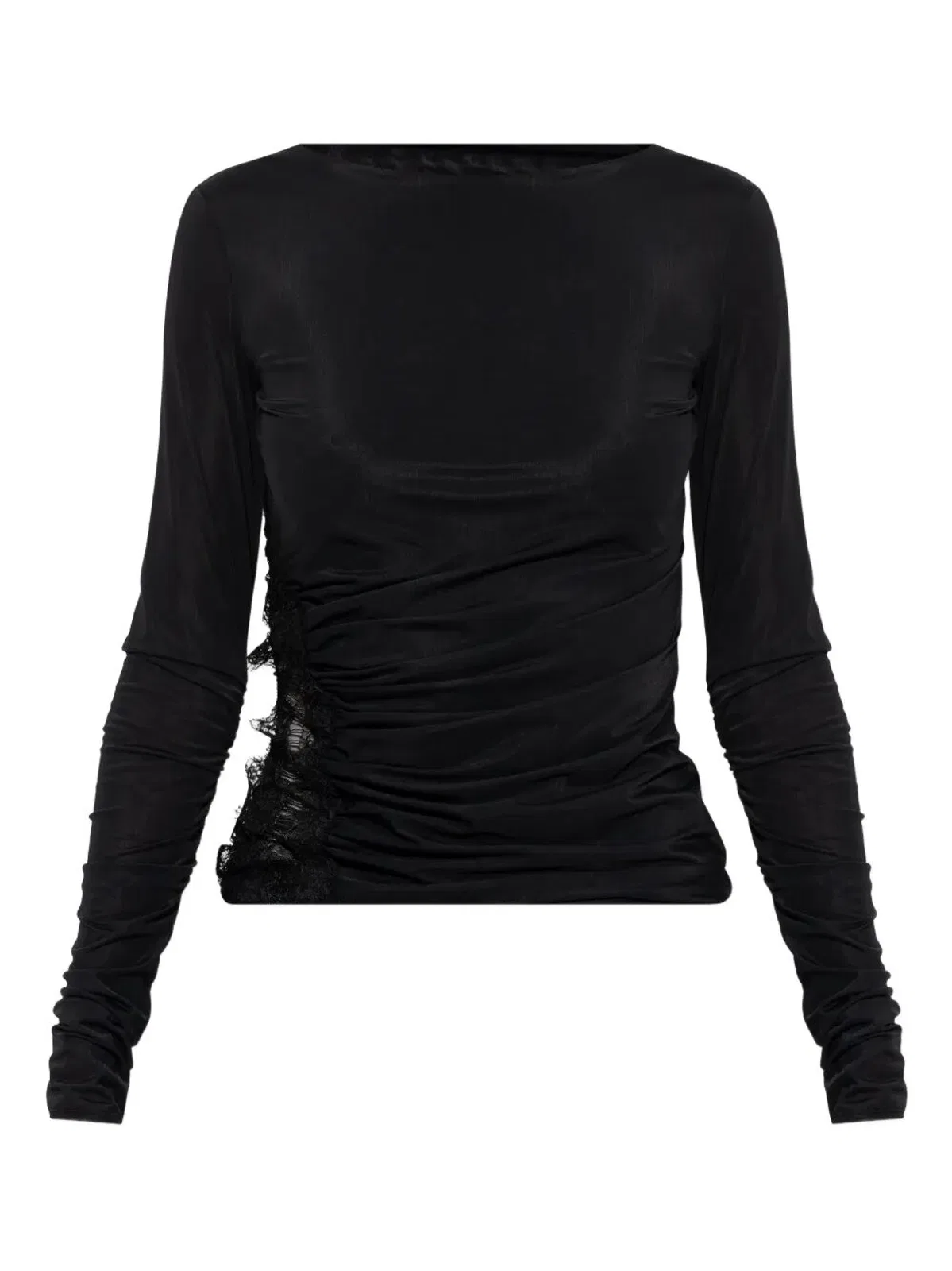 Blumarine Jersey Top With Lace