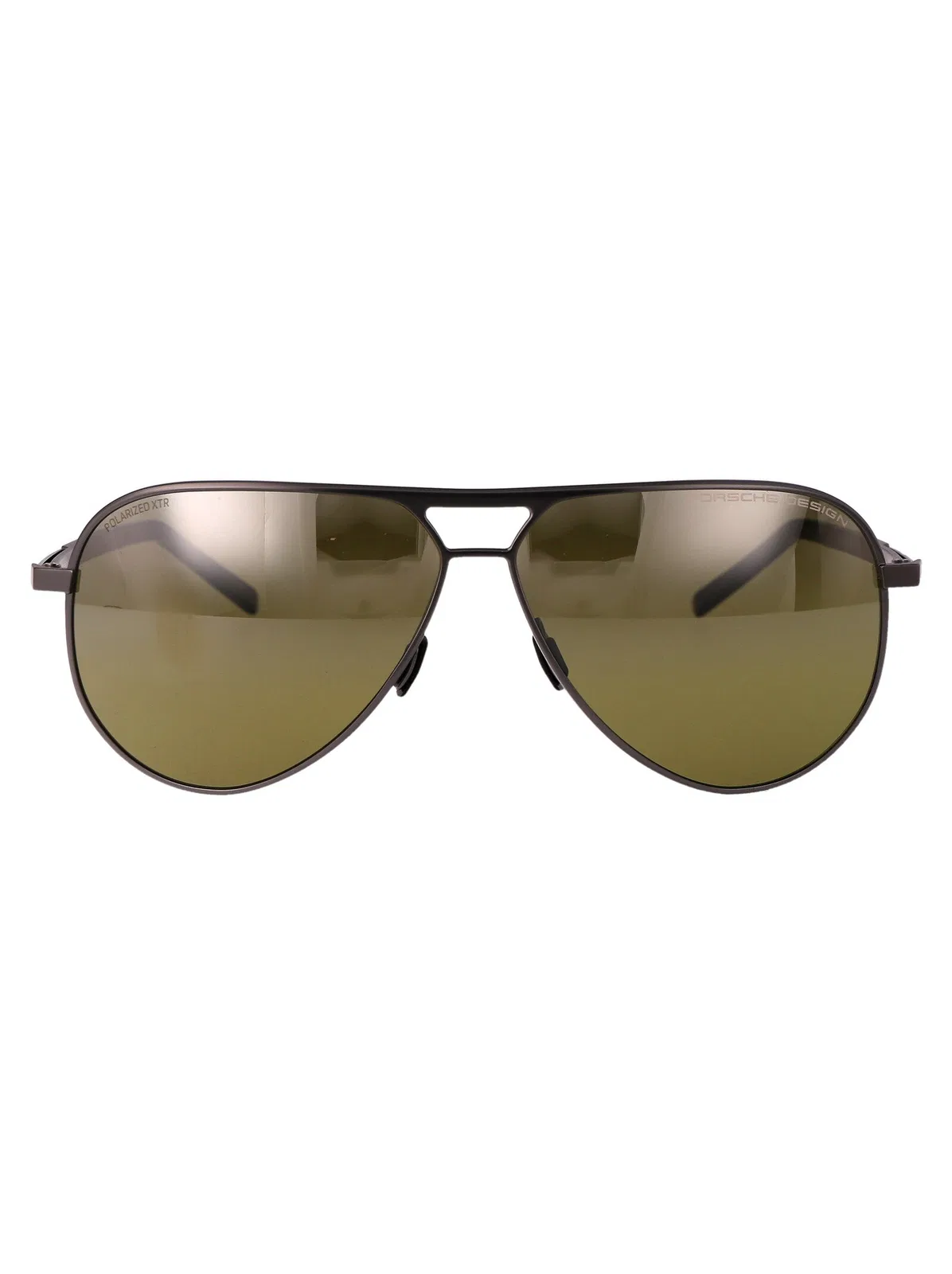 Porsche Design Grey Black Metal Sunglasses