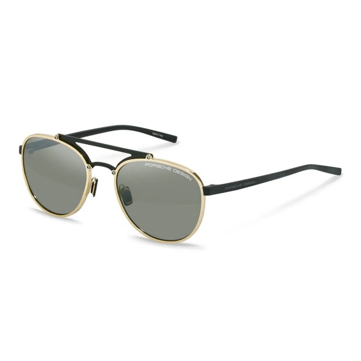 Porsche Design Gold Black Titanium Sunglasses