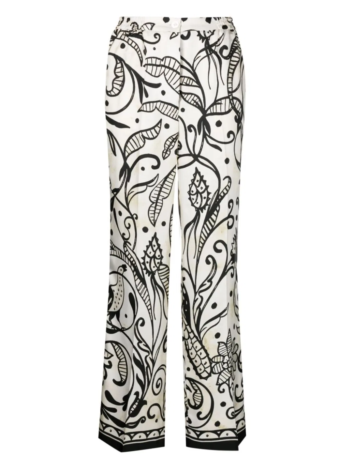 F.R.S For Restless Sleepers Printed Silk Trousers
