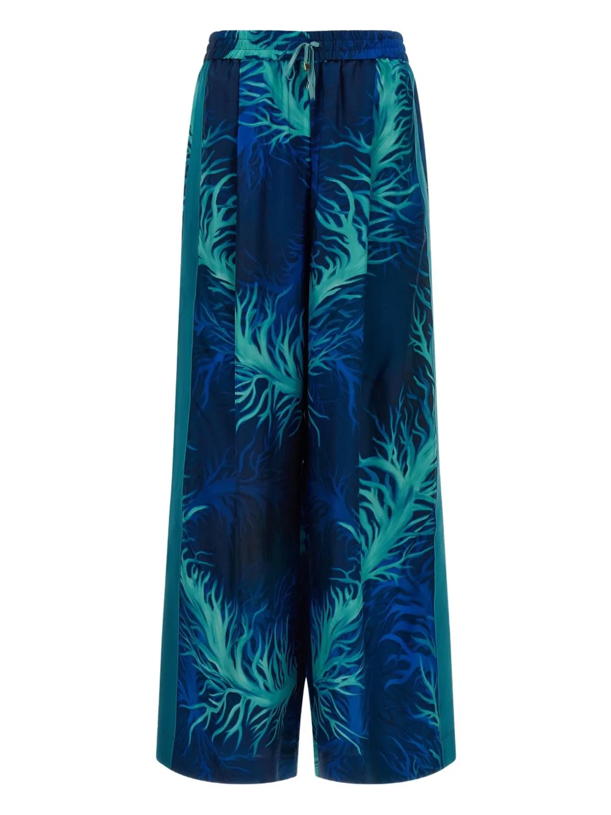 F.R.S For Restless Sleepers Printed Silk Trousers