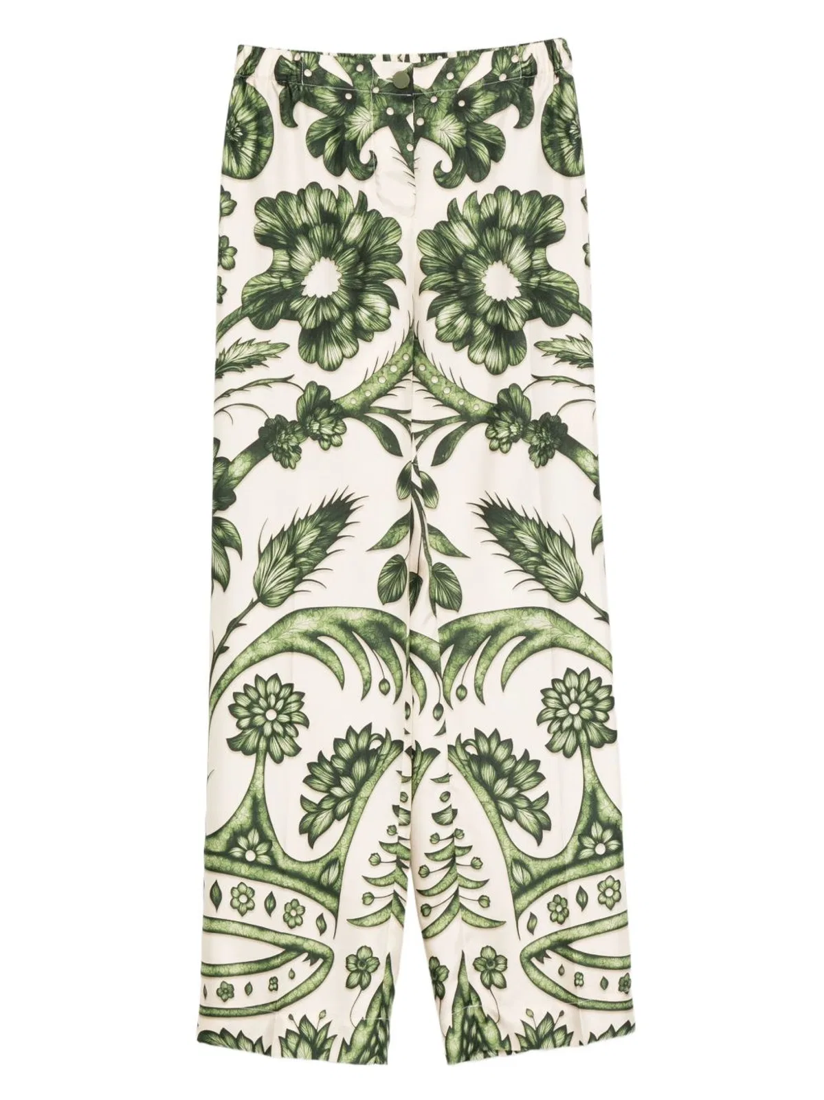 F.R.S For Restless Sleepers Printed Silk Trousers
