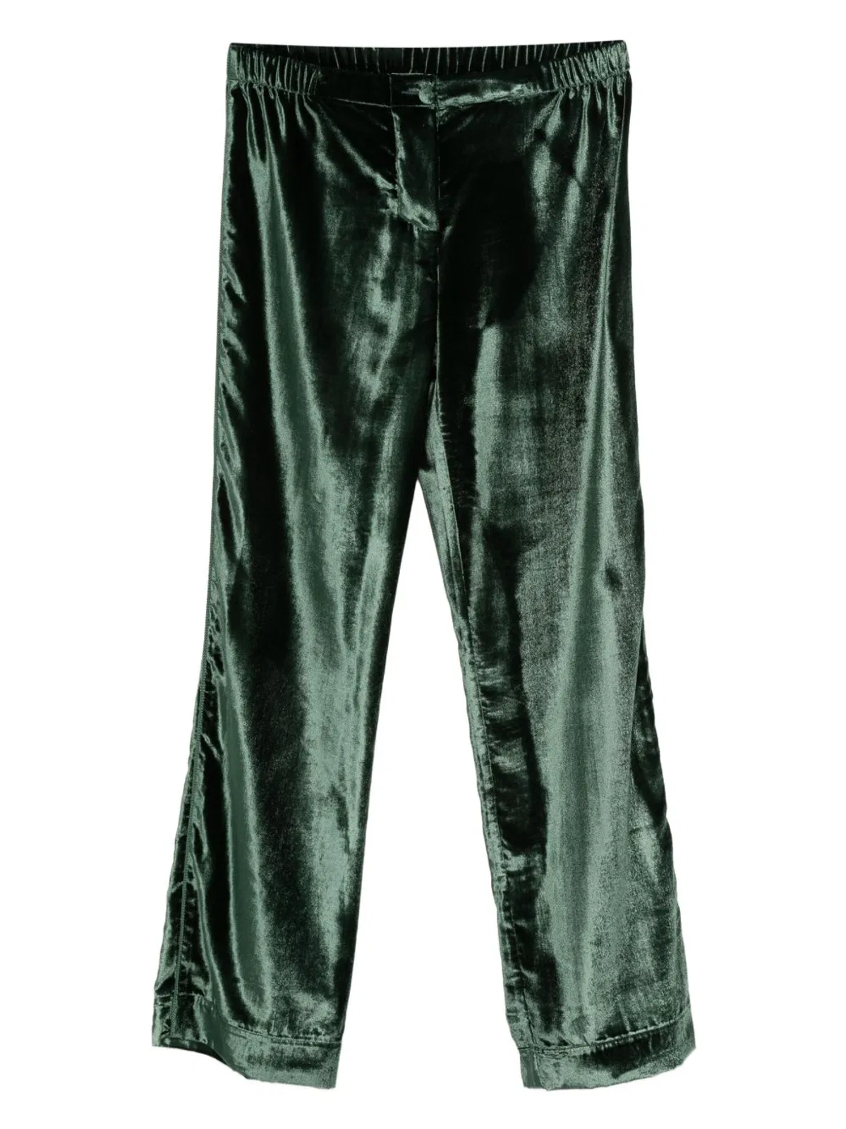 F.R.S For Restless Sleepers Velvet High-Waisted Trousers