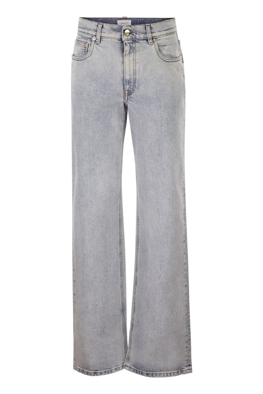 Fabiana Filippi Five-Pocket Denim Trousers With Diamond 