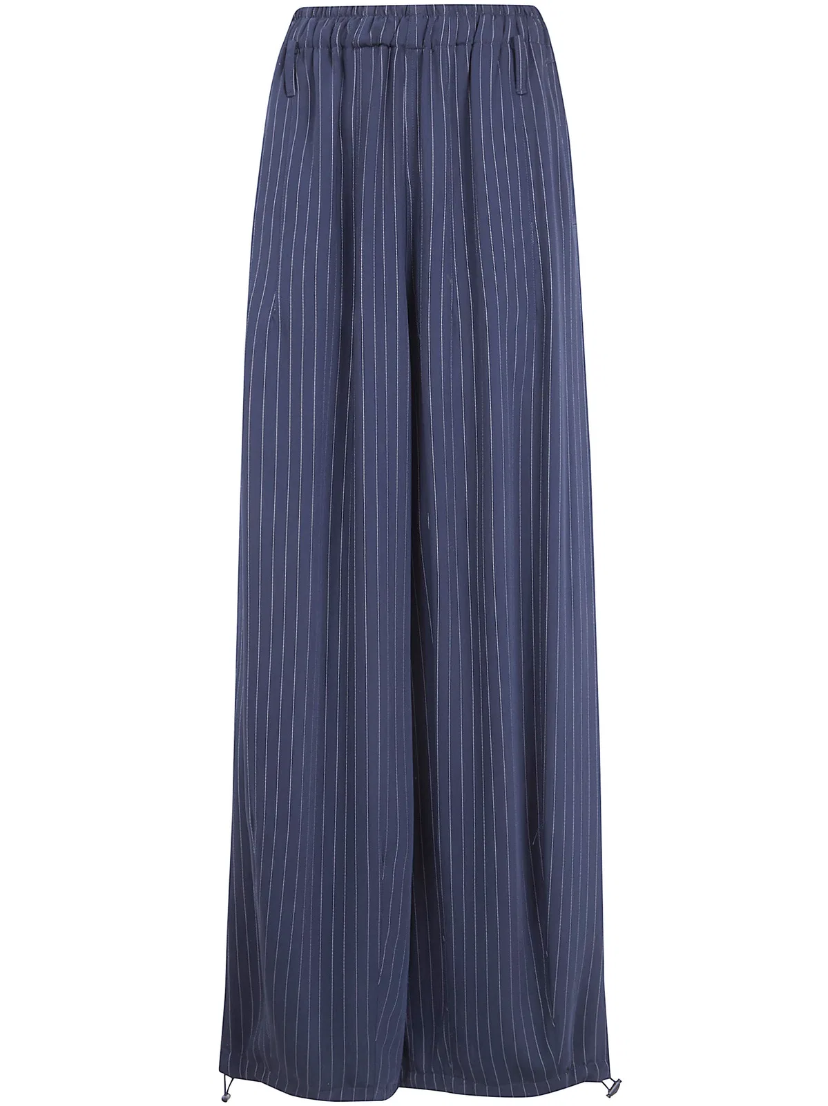The Frankie Shop Navy White Pinstripe Oakdale Track Pants