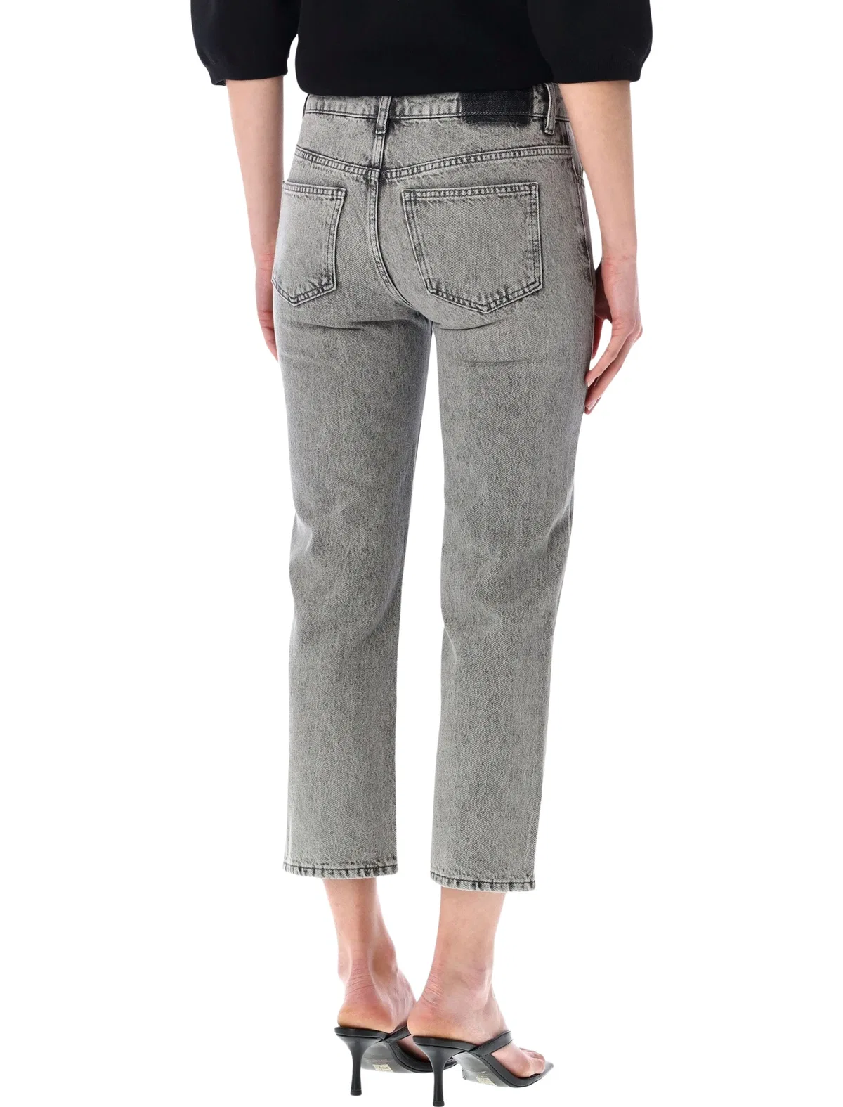 The Frankie Shop Grey Cotton Jeans