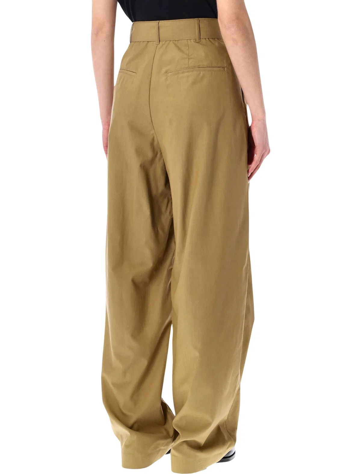 Soeur Cole Wide Cotton-Lyocell Pants