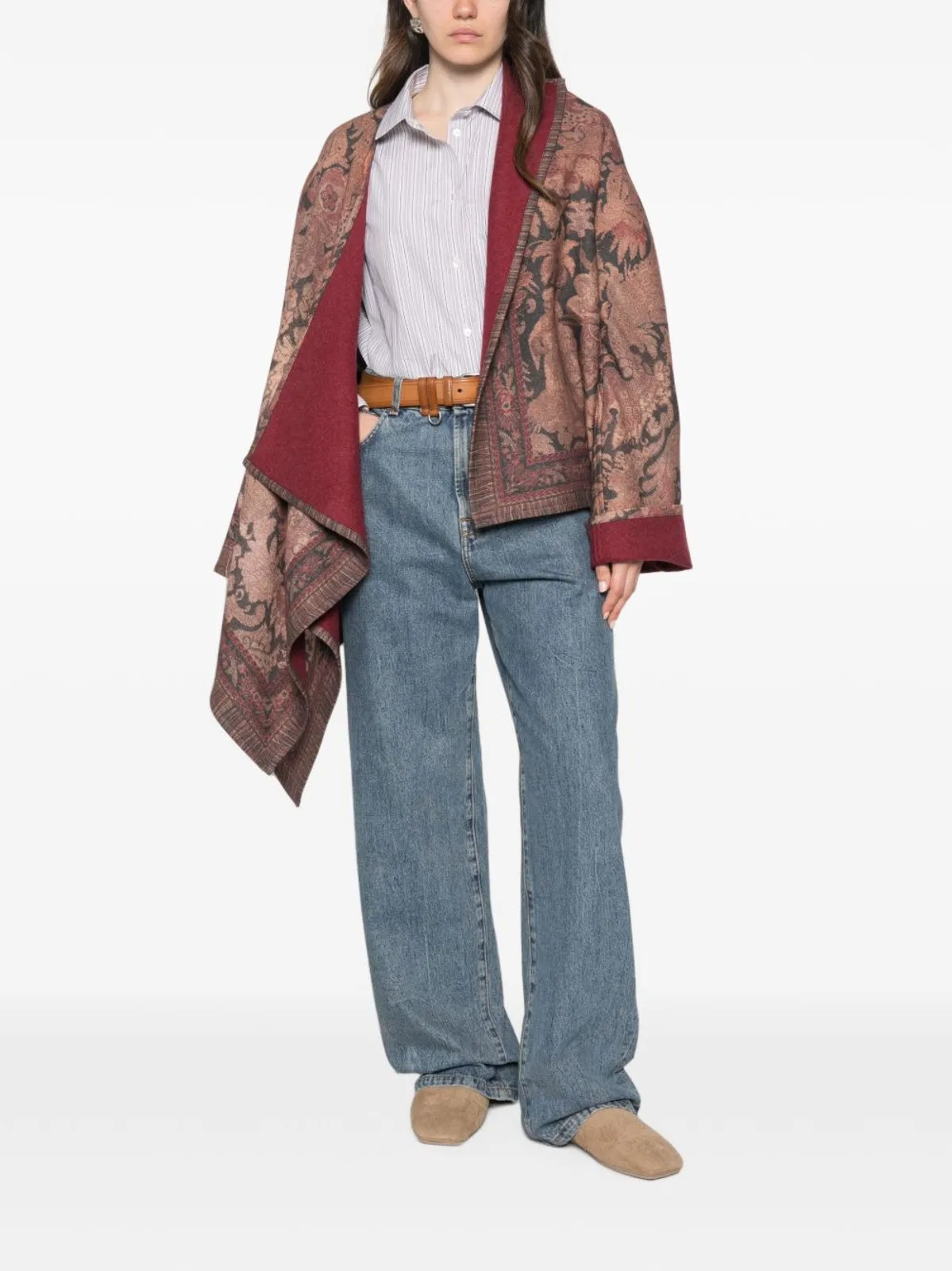 Pierre Louis Mascia Wool Cape
