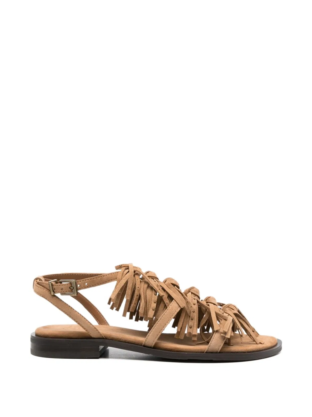 Ash Beige Leather Sneakers