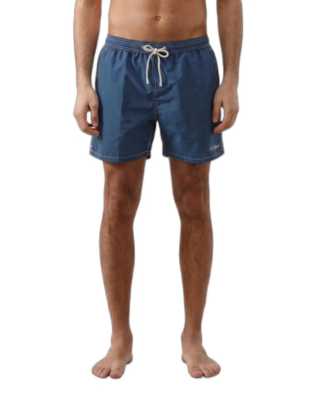 Mc2 Saint Barth Beach Shorts With Logo