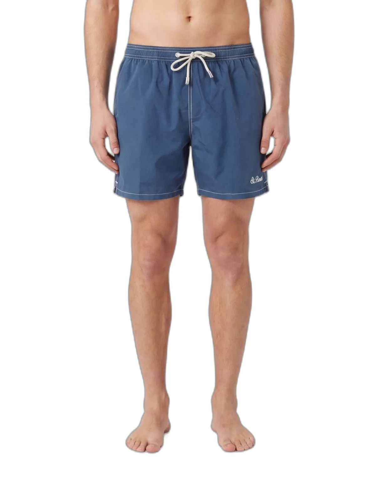 Mc2 Saint Barth Beach Shorts With Logo