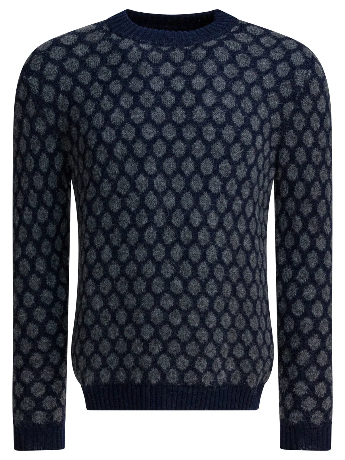 Rakki' Rakki Blue Mohair Wool Blend Knitwear