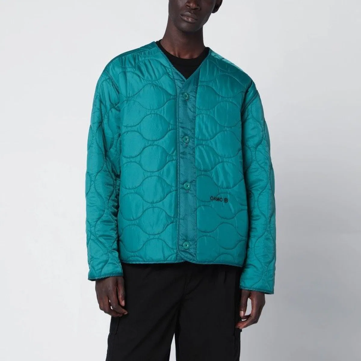 Oamc Forest Green Combat Liner Jacket