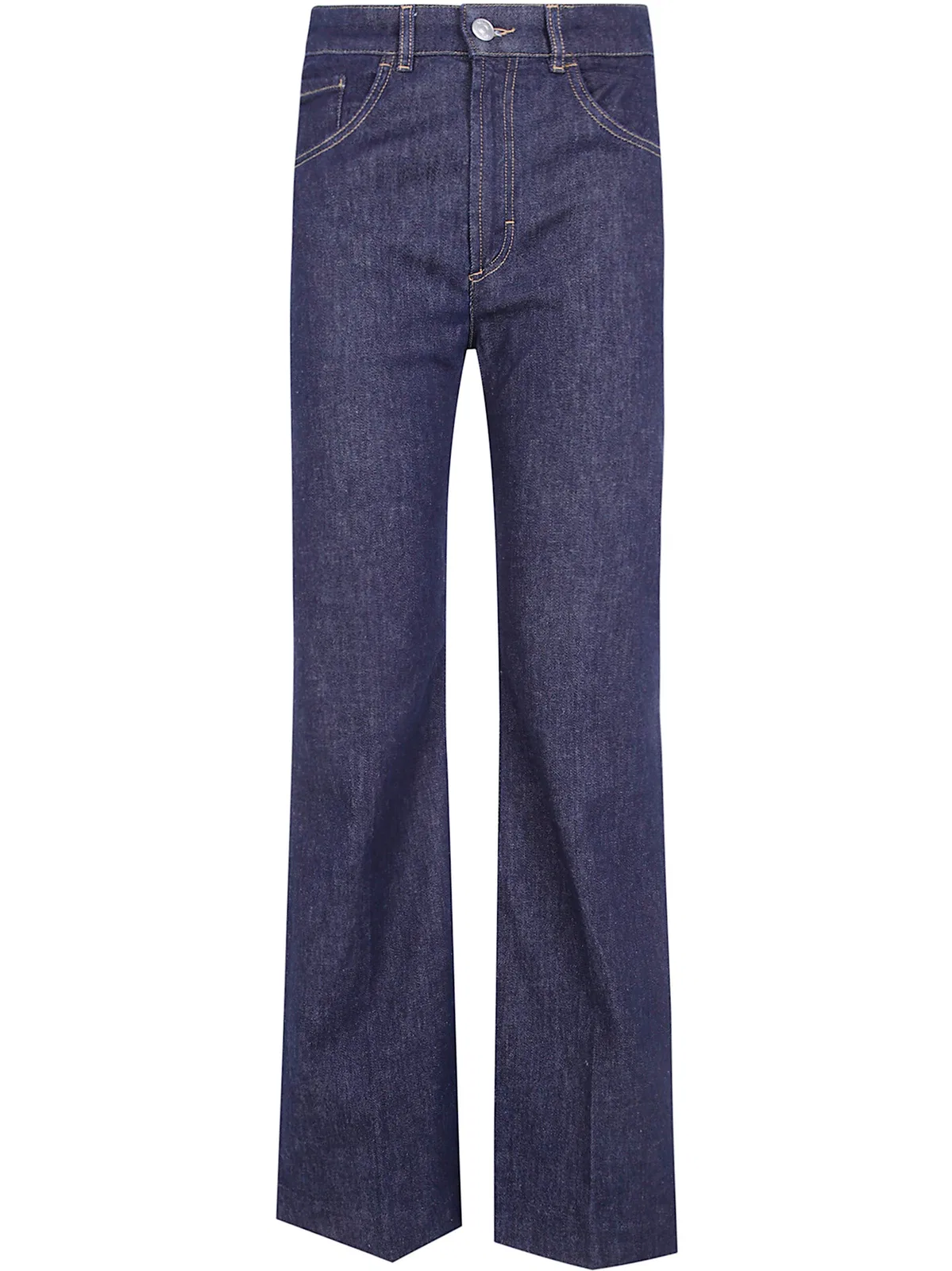 Seventy Cashmere Blend Wide Leg Denim