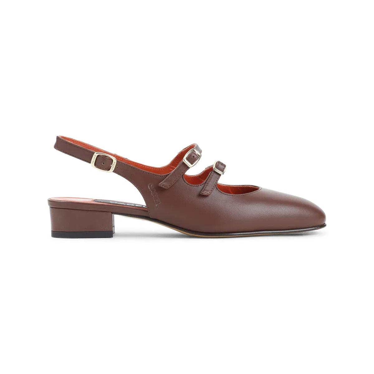 Carel Paris Chestnut Brown Calf Leather Peche Calf S