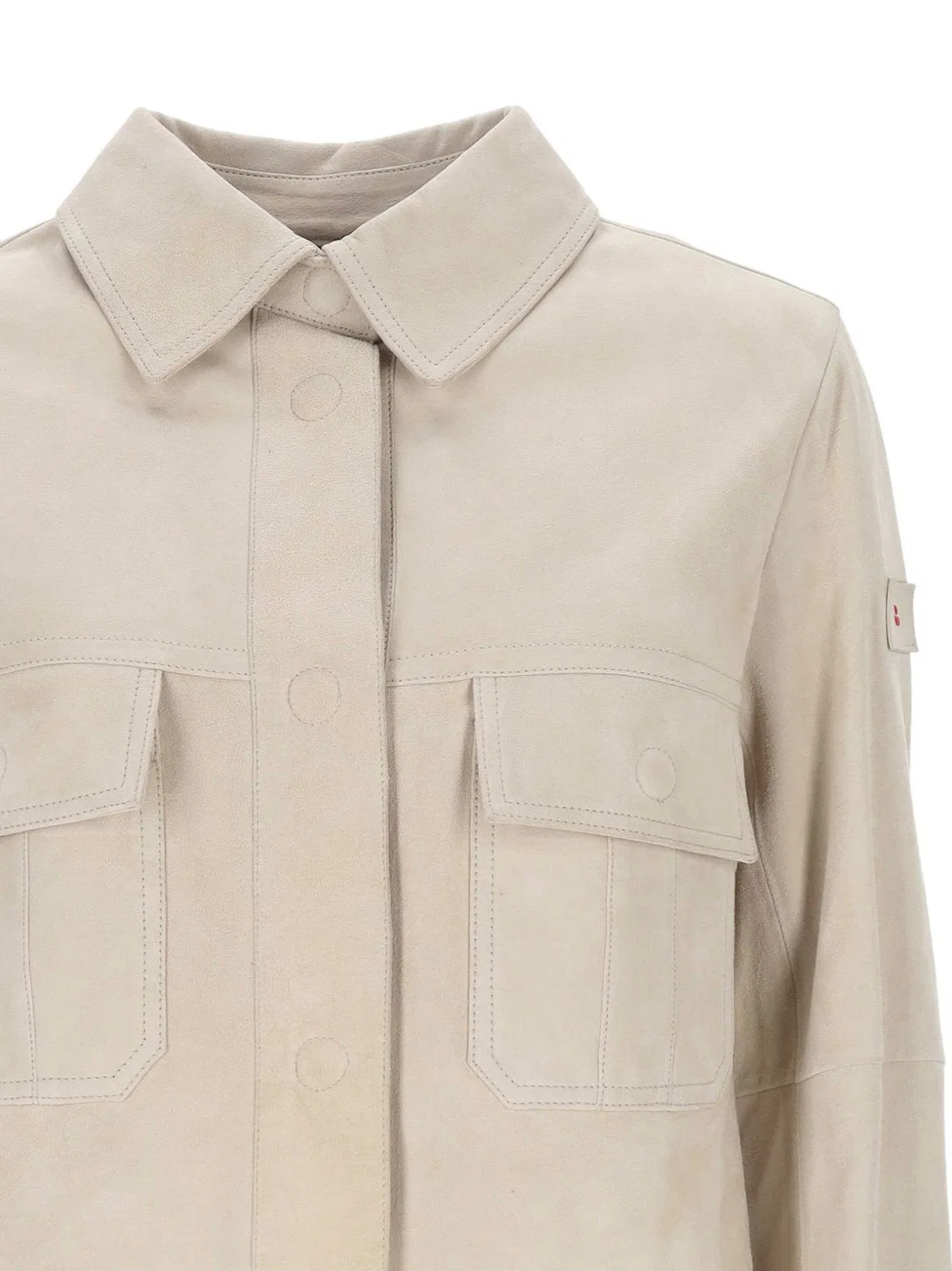 Peuterey Lya Suede Leather Jacket