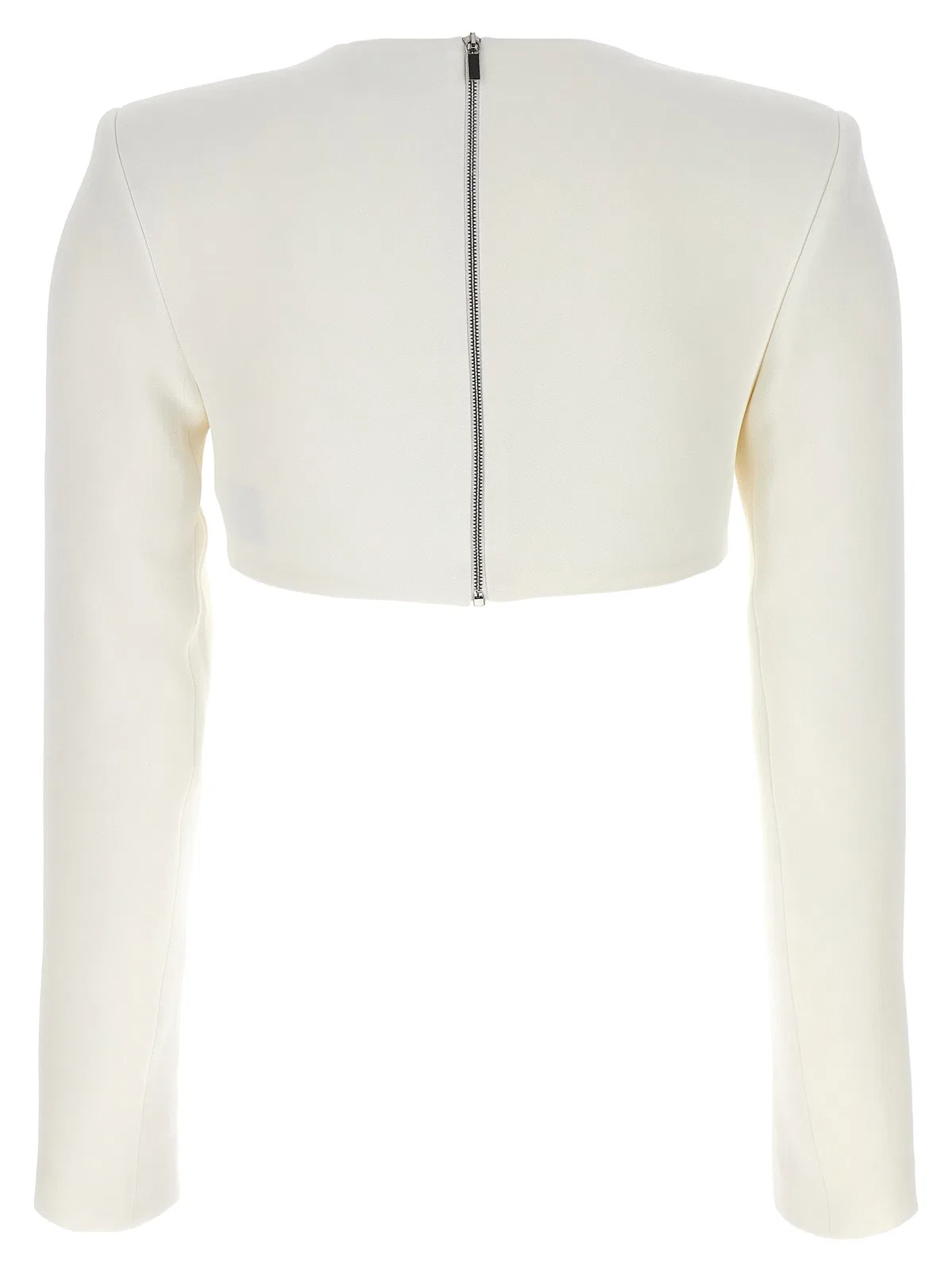 David koma Top '3D Crystsal Chain And Square Neck'
