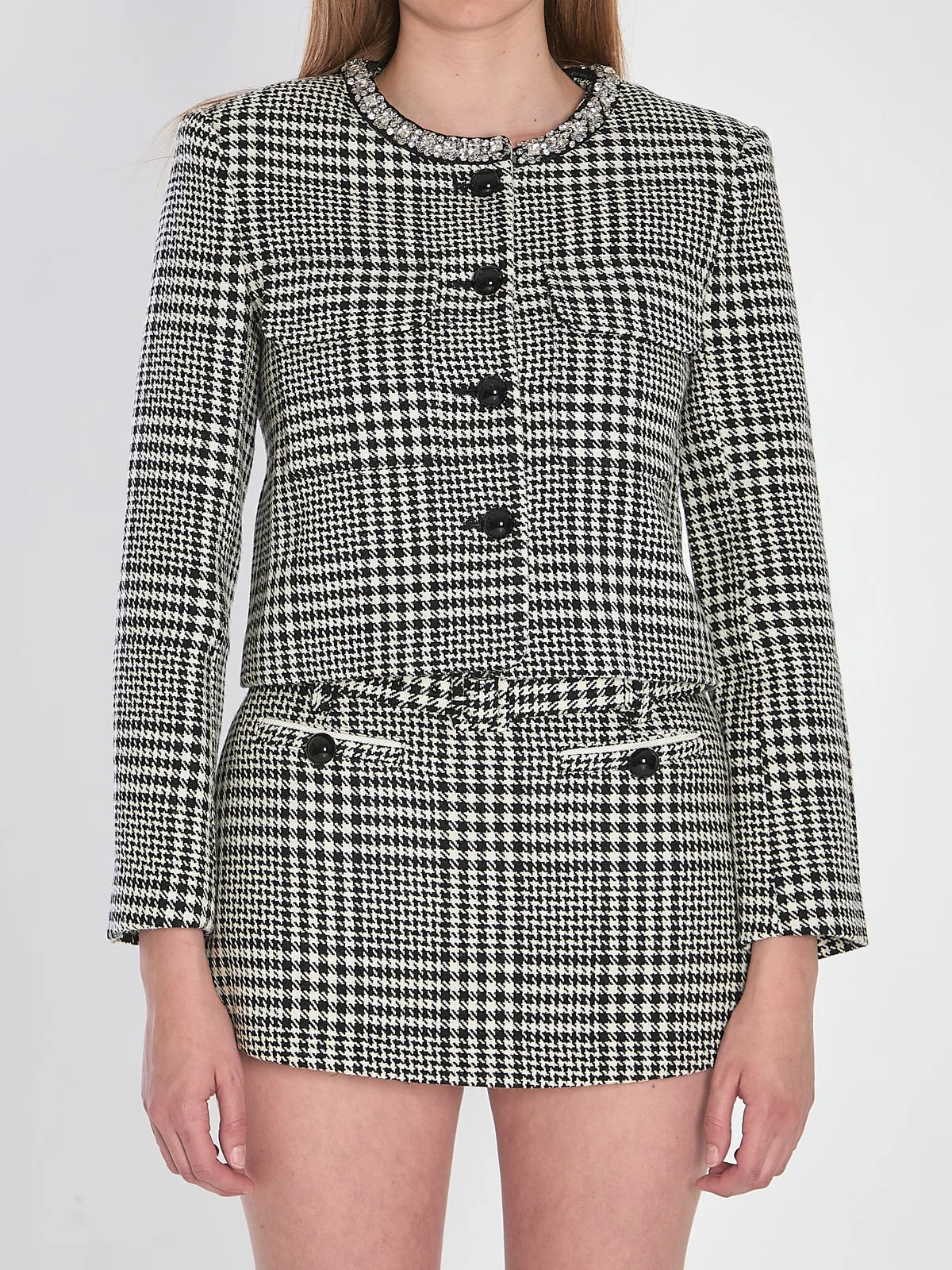 Self-Portrait Multicolour Polyester Wool Jackets