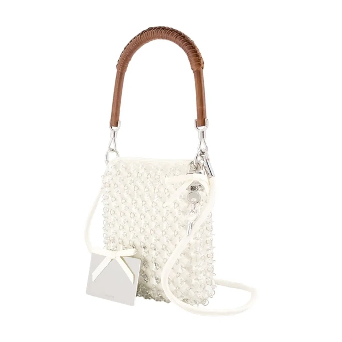 Self-Portrait Crystal Chain Mini Bag
