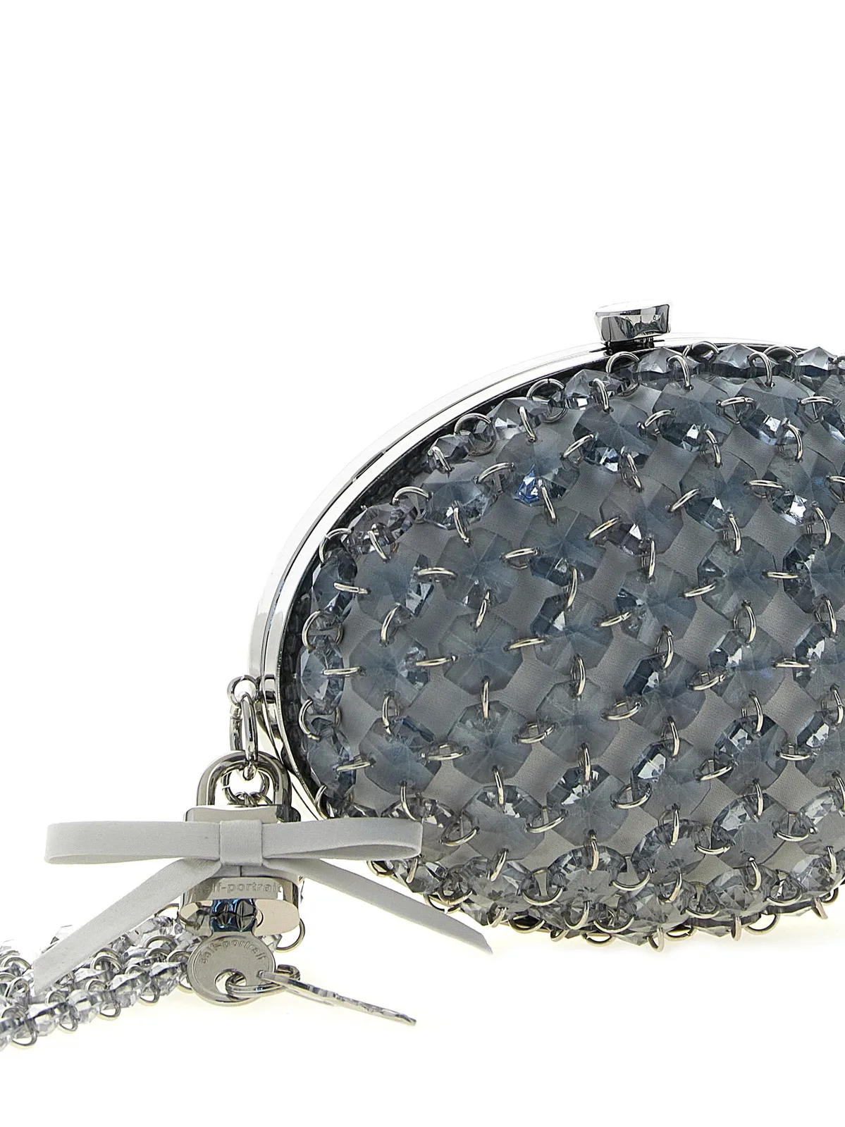 Self-Portrait Self Portrait 'Crystal Chain' Clutch