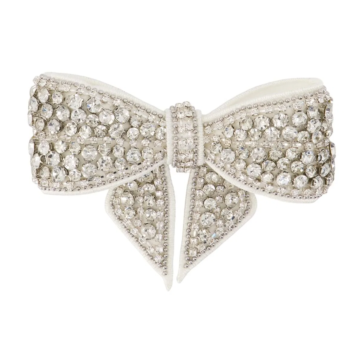 Self-Portrait Crystal Embellished Bow Hair Clips