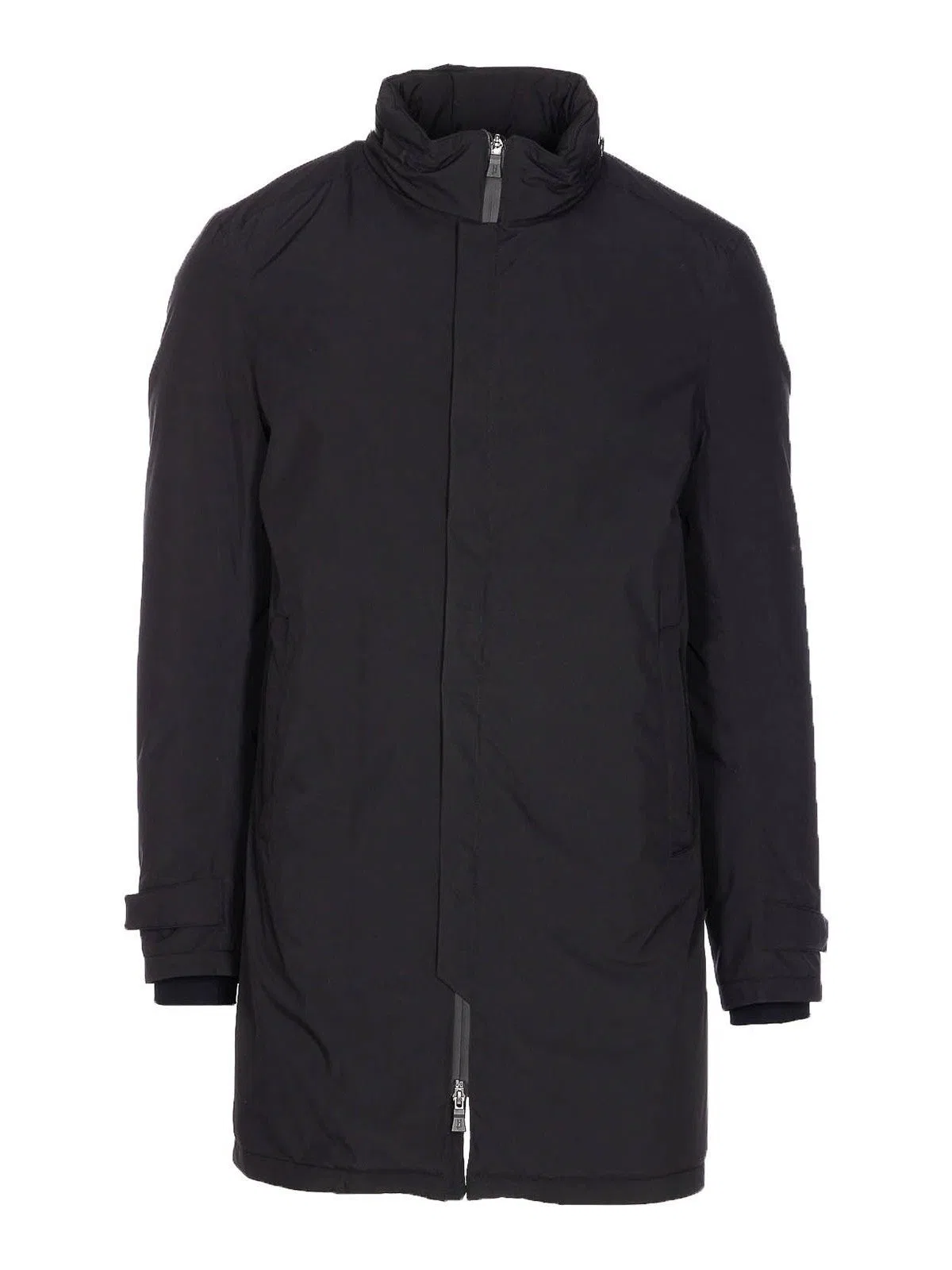 Herno Blue Down Jacket Zip Closure