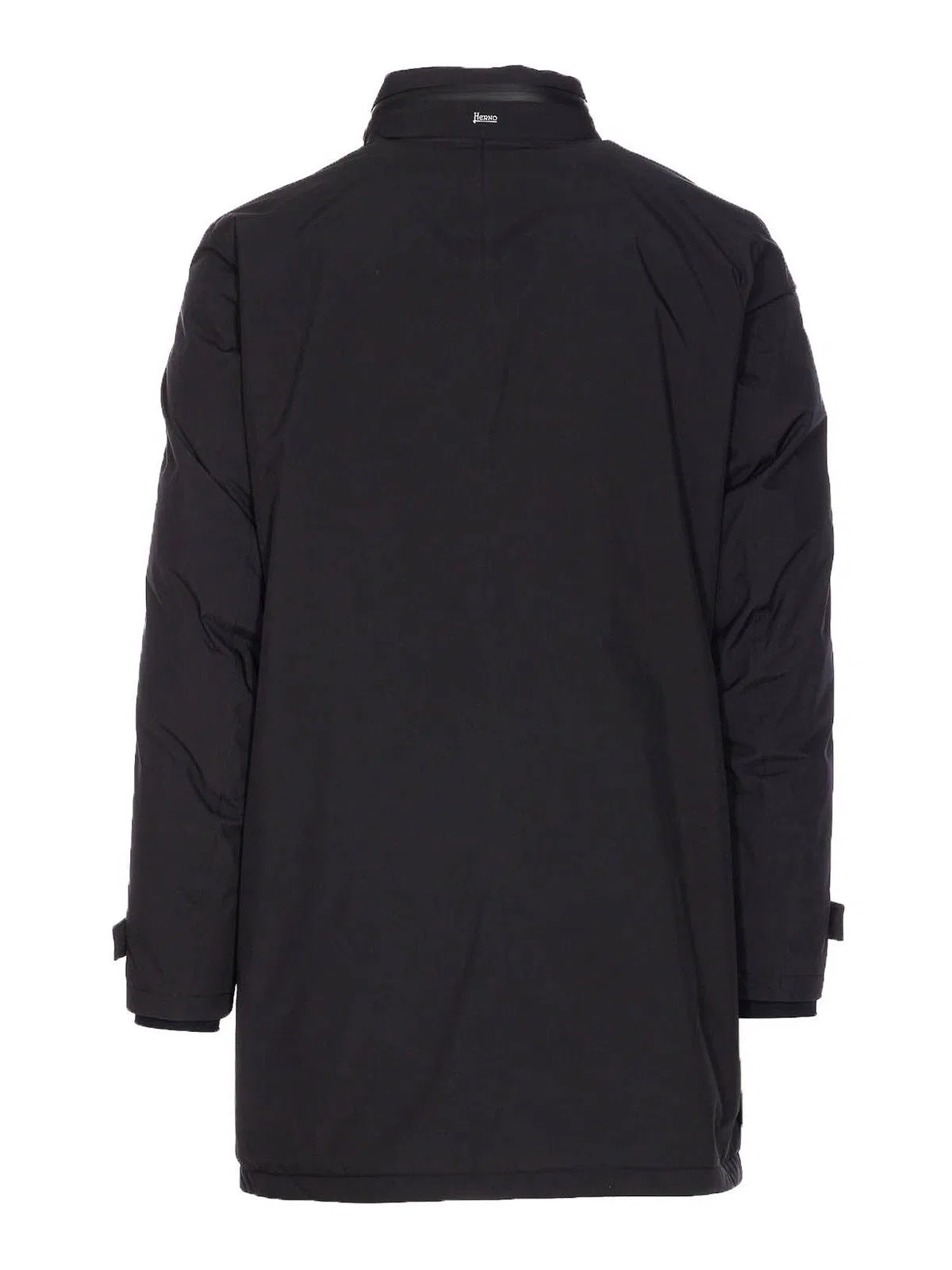 Herno Blue Down Jacket Zip Closure