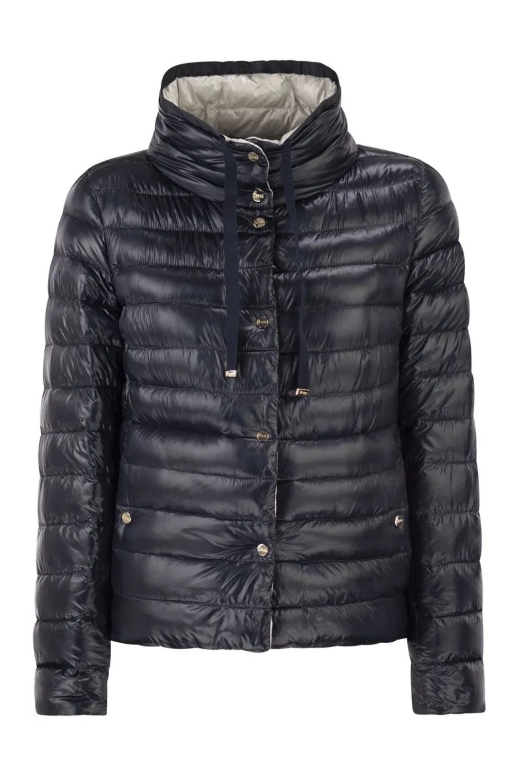 Herno Reversible Ultra-Light Nylon Down Jacket