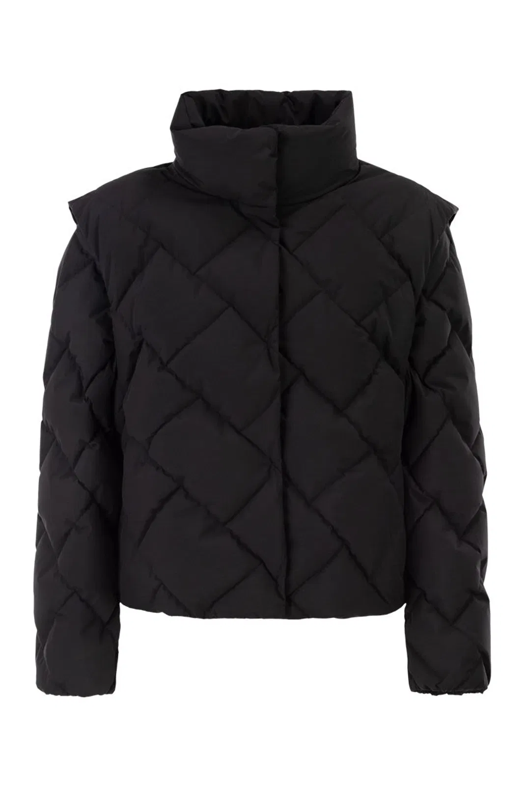 Herno Matt Nylon Down Jacket With Detachable S