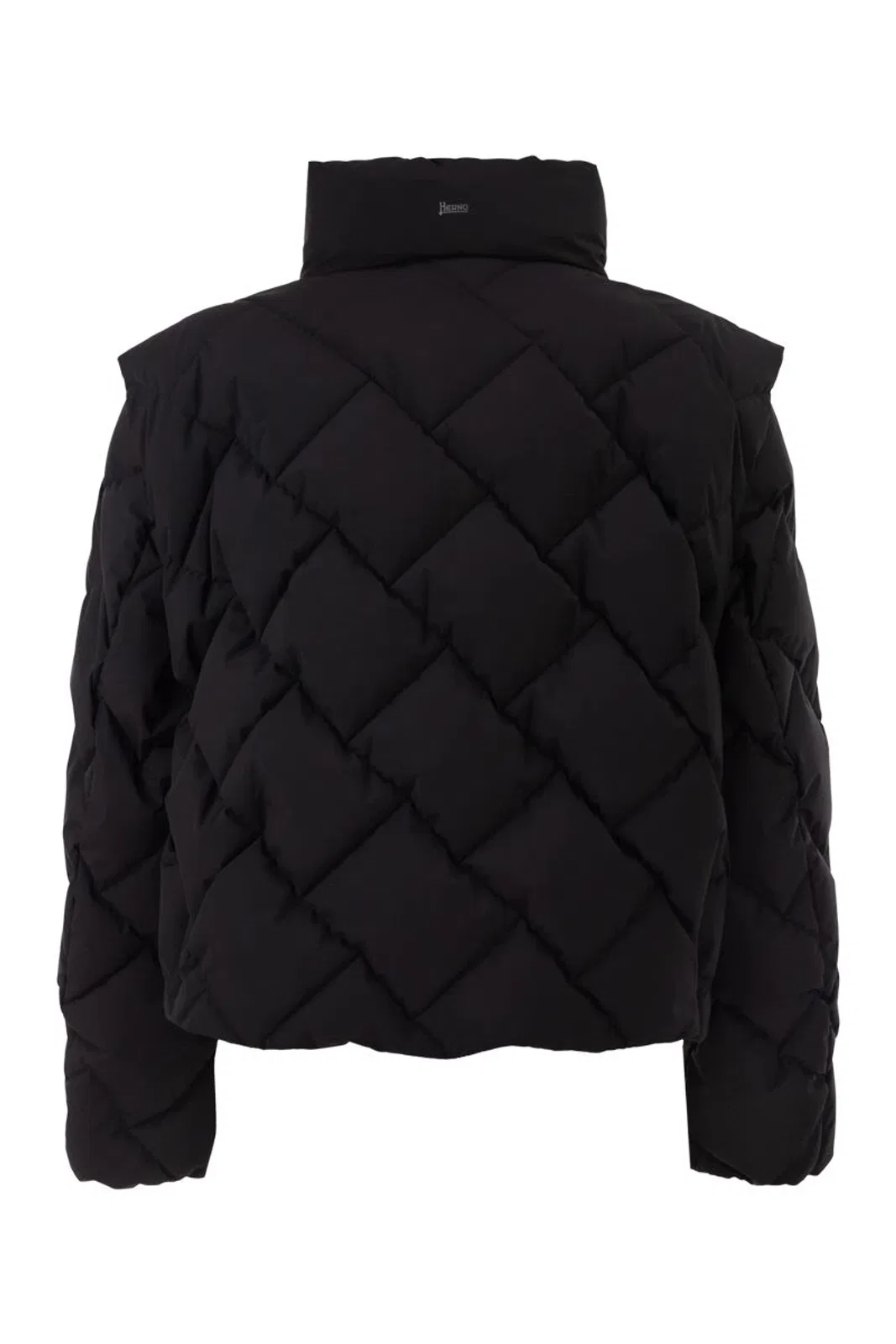 Herno Matt Nylon Down Jacket With Detachable S