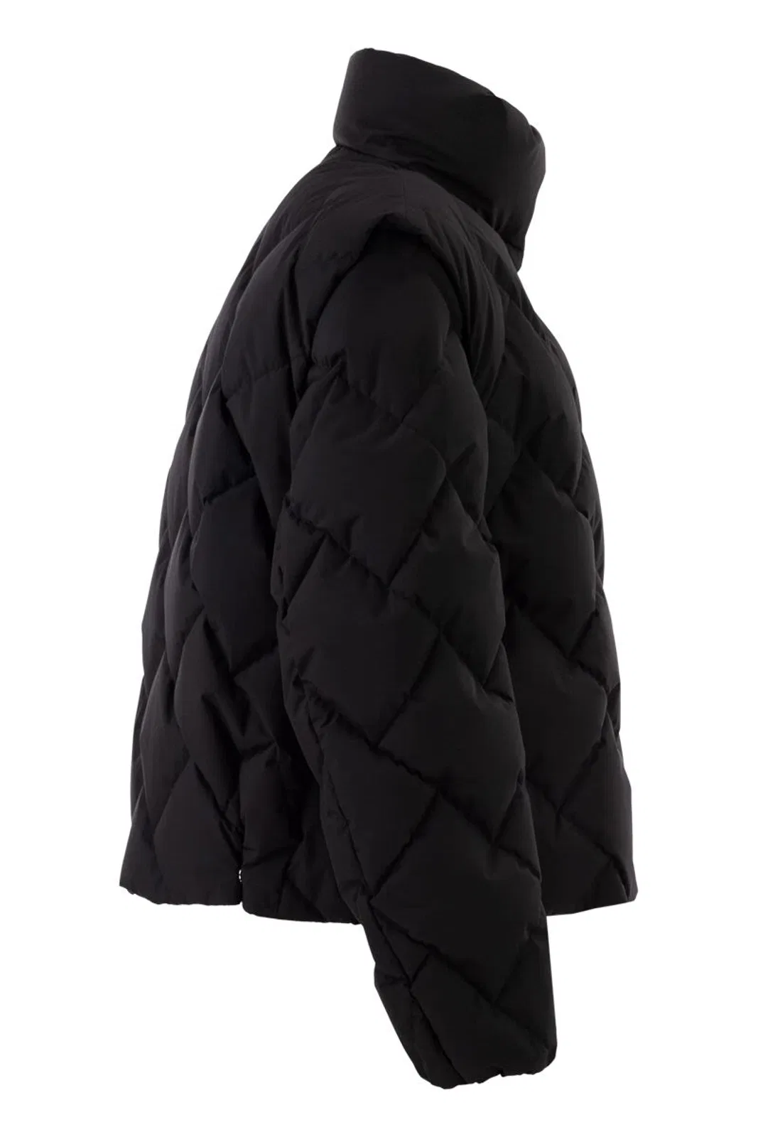 Herno Matt Nylon Down Jacket With Detachable S