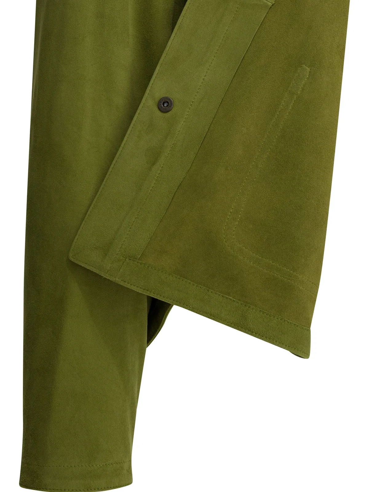 Furling by Giani Green Goat Suede Jacket