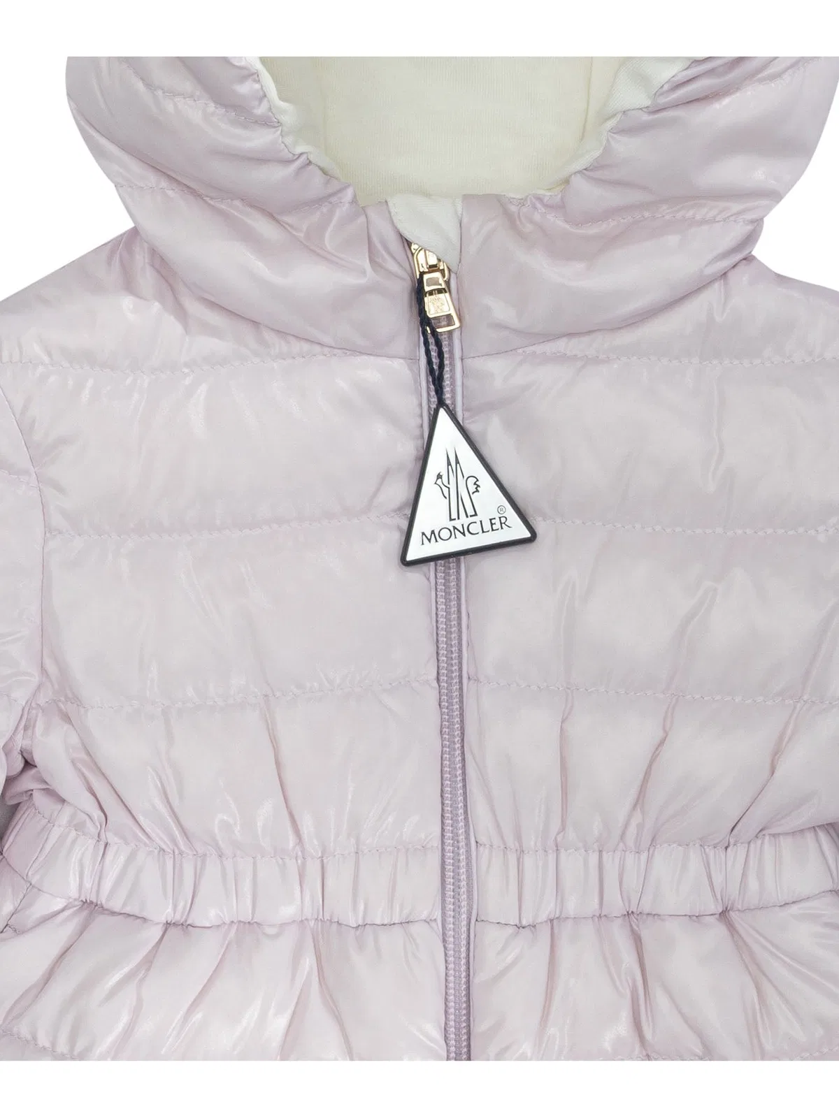 Moncler Kids Pink Polyamide Jacket